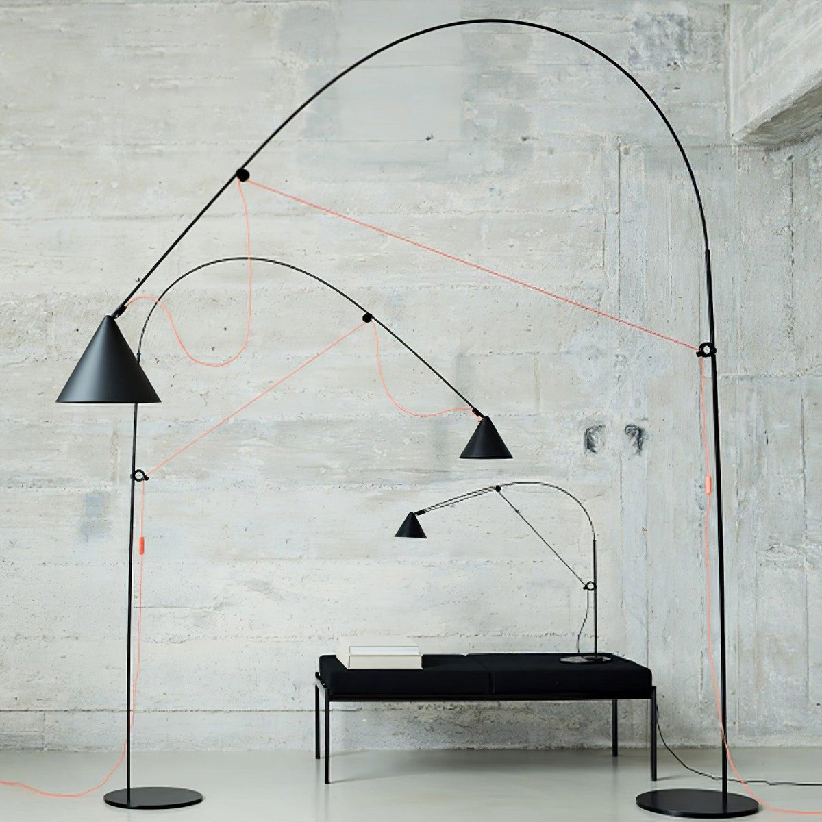 Aurzoril industriële vloerlamp