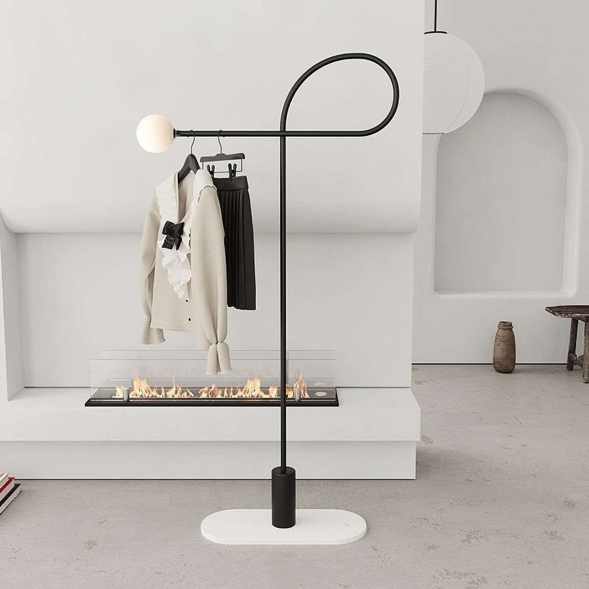 Zanoril sculpturale vloerlamp