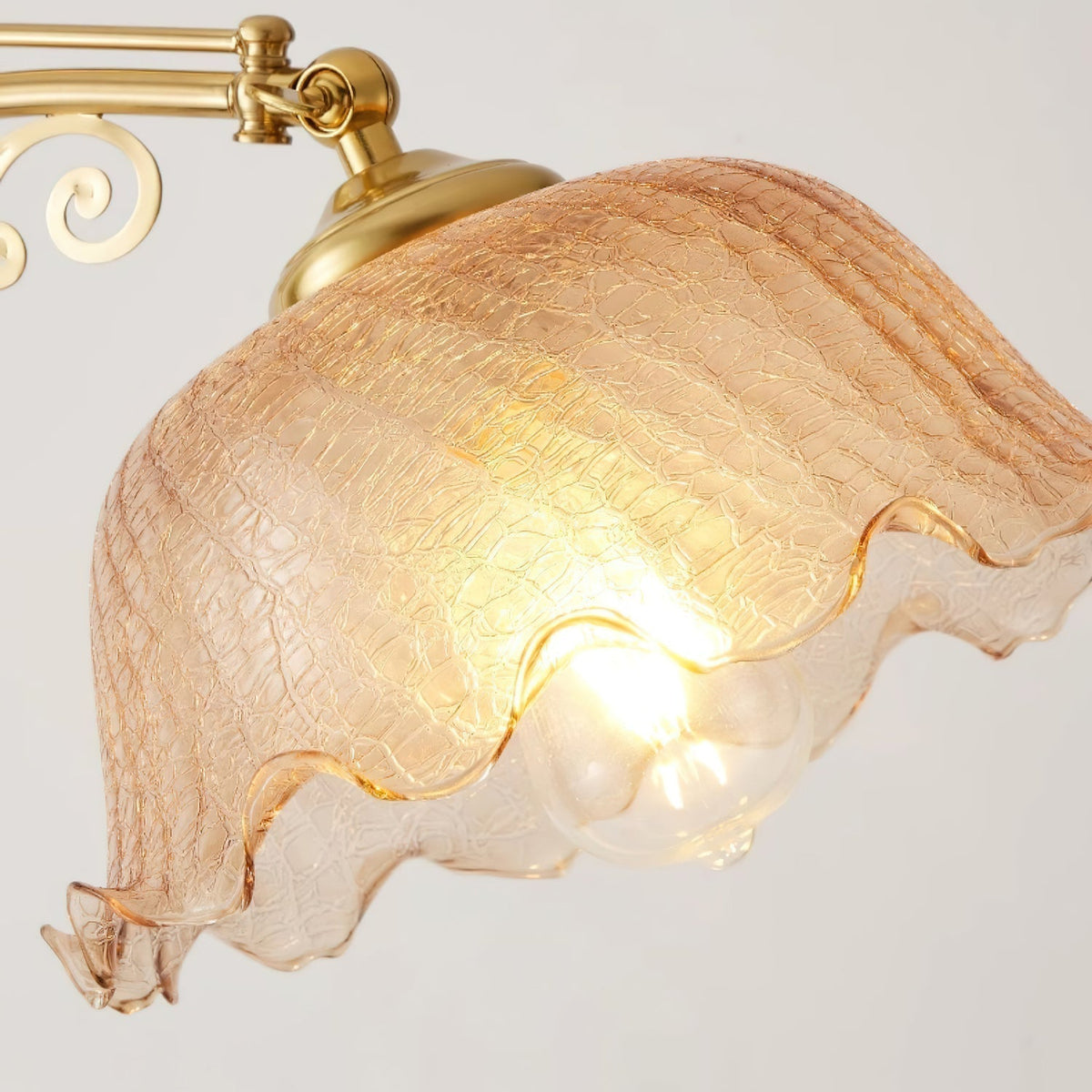 Darisel Vintage houten vloerlamp