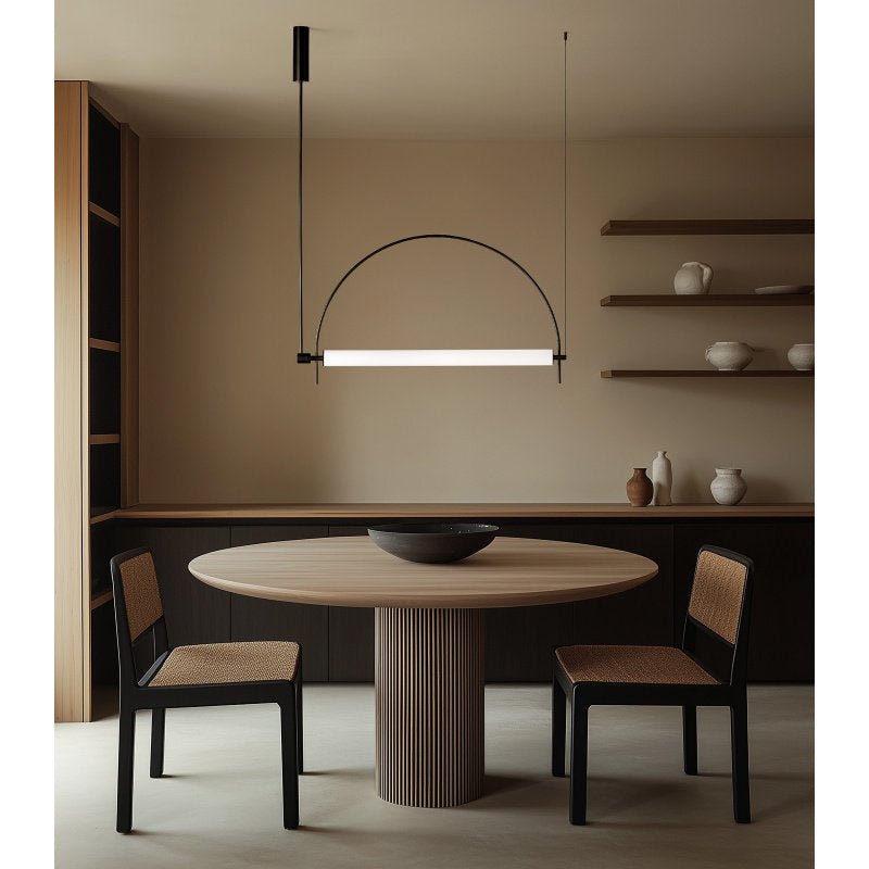 Arched kroonluchter met lineaire LED