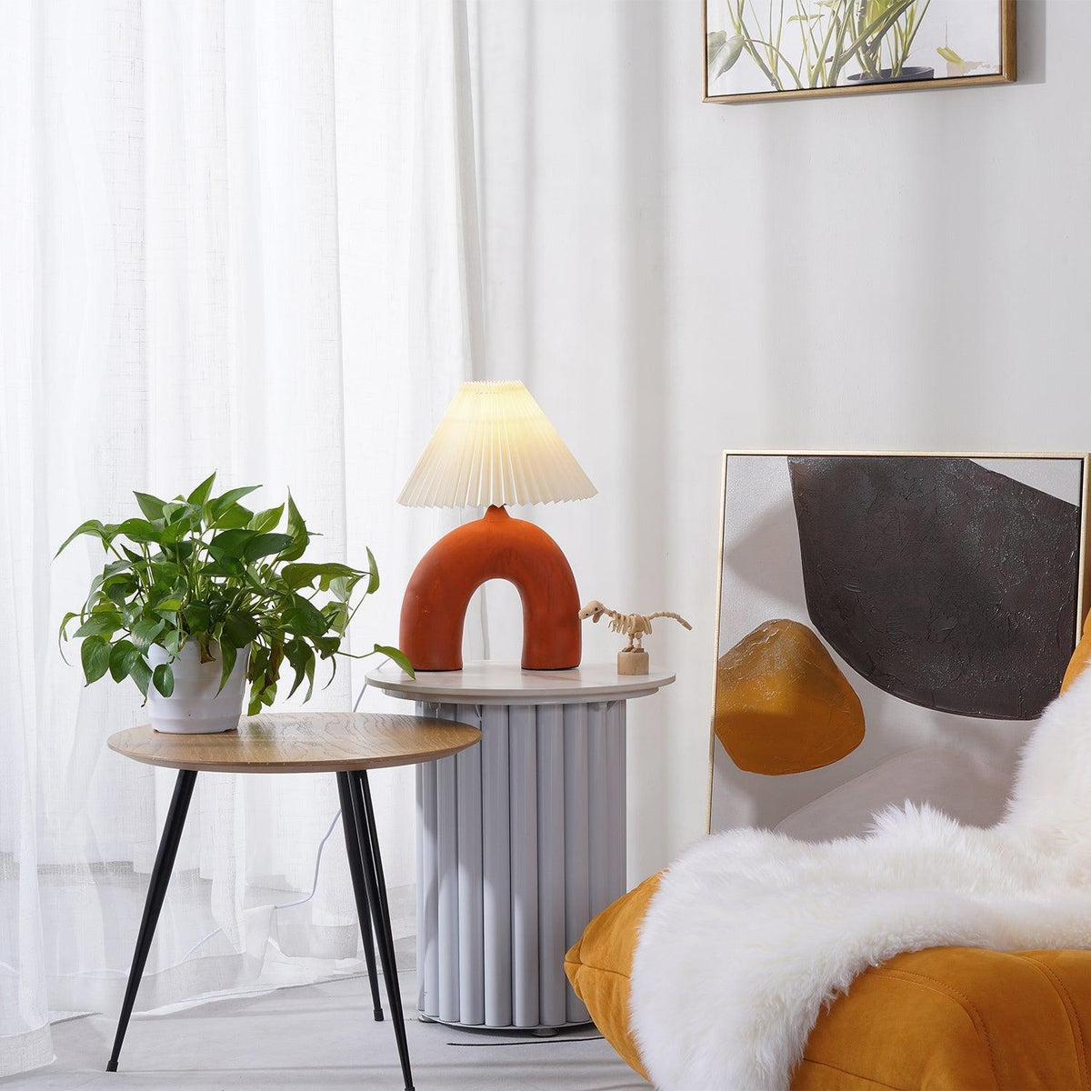 Lumenaya moderne tafellamp van keramiek