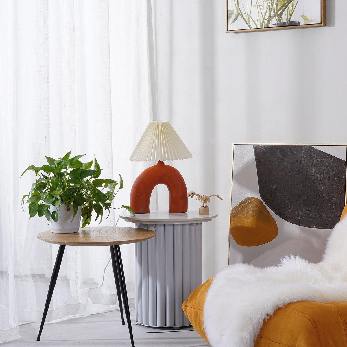Lumenaya moderne tafellamp van keramiek