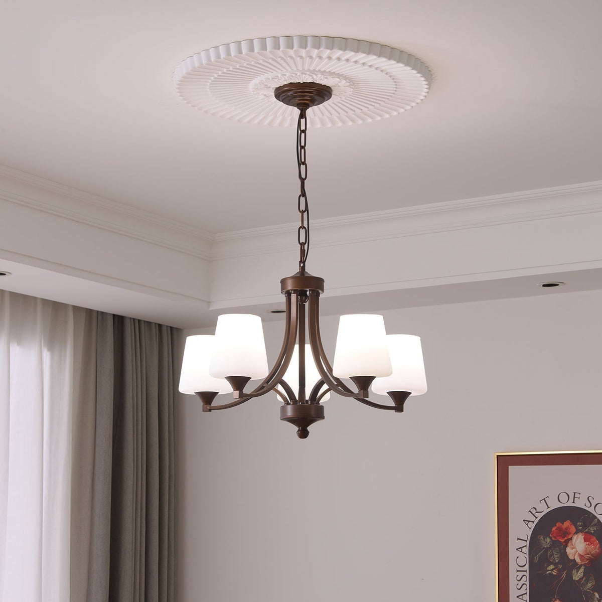 Ardena elegantie Vintage klassieke glas Kroonluchter
