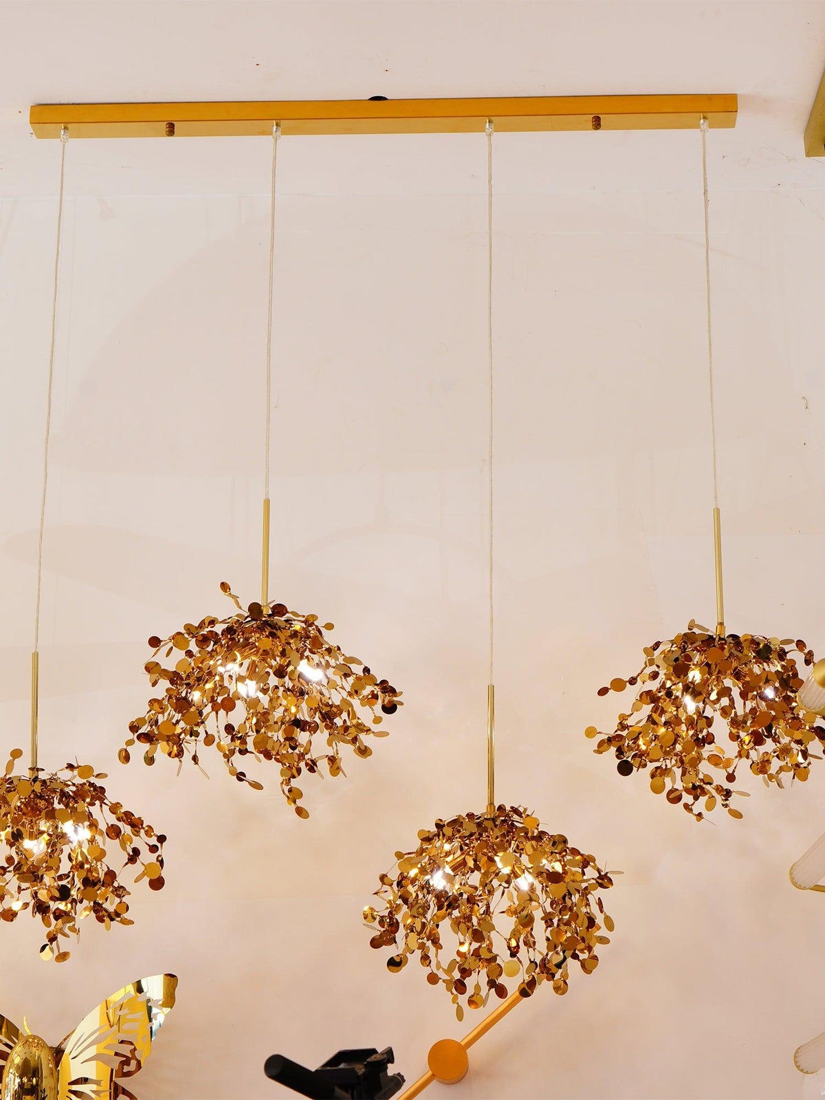 Noruielle hanglamp Metallic Disc Cloud