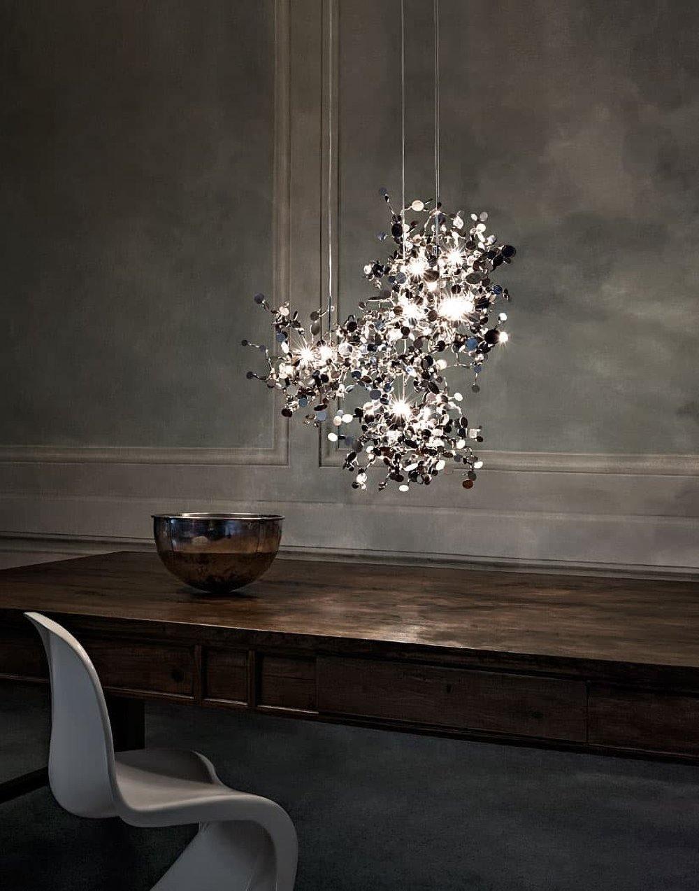 Noruielle hanglamp Metallic Disc Cloud