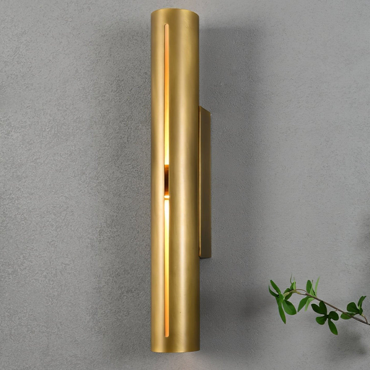 Avsilara Moderne minimalistische cilindervormige messing wandlamp
