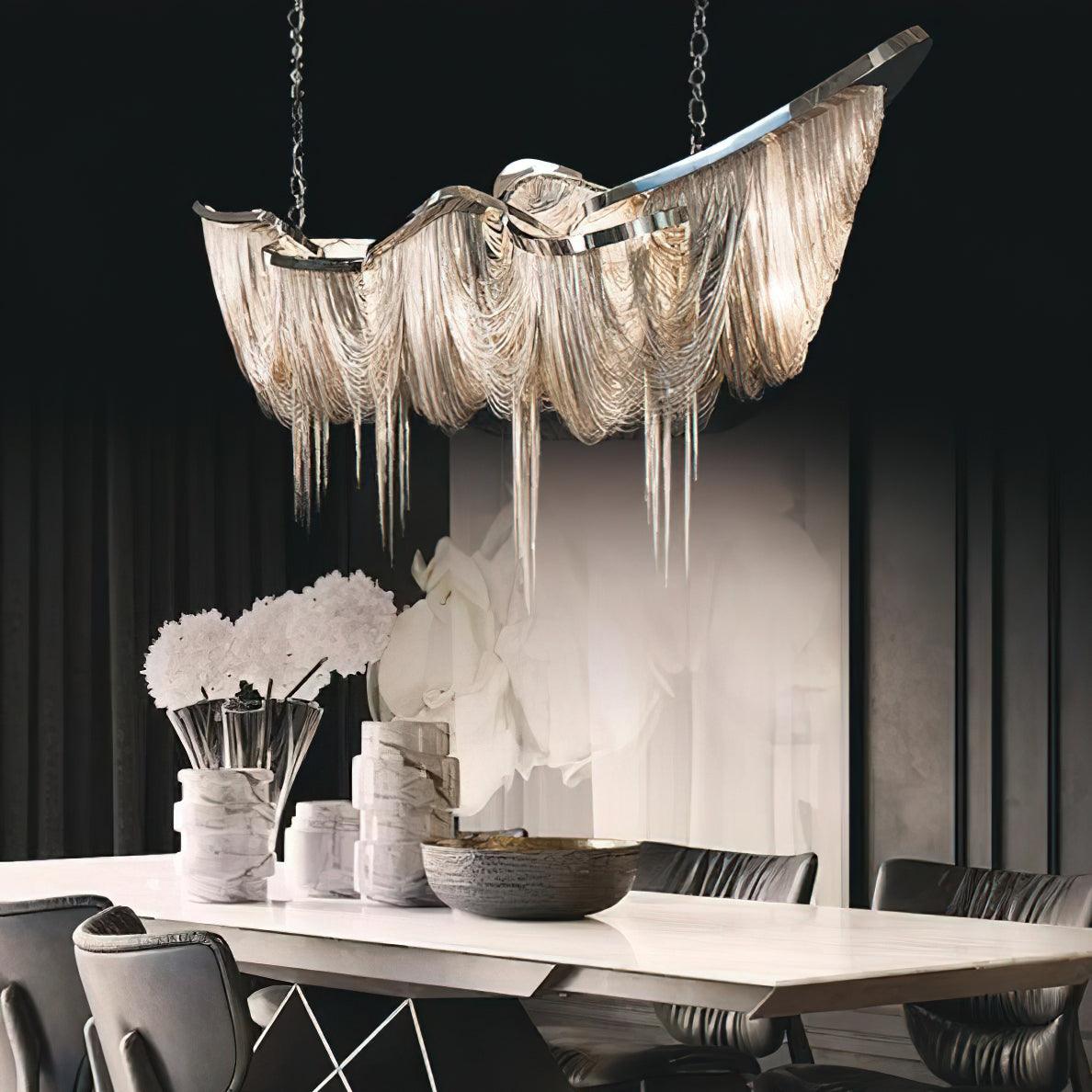 Soleraria Kroonluchter Tassel Goudkleurige Afwerking
