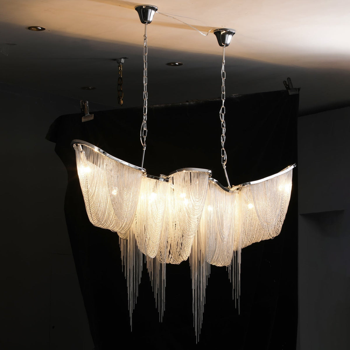 Soleraria Kroonluchter Tassel Goudkleurige Afwerking