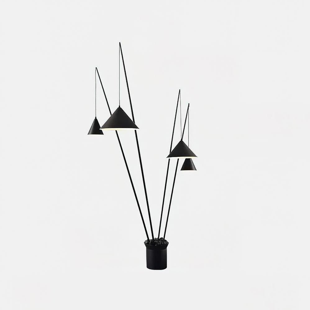 Canorara Multi-Arm Zwart vloerlamp