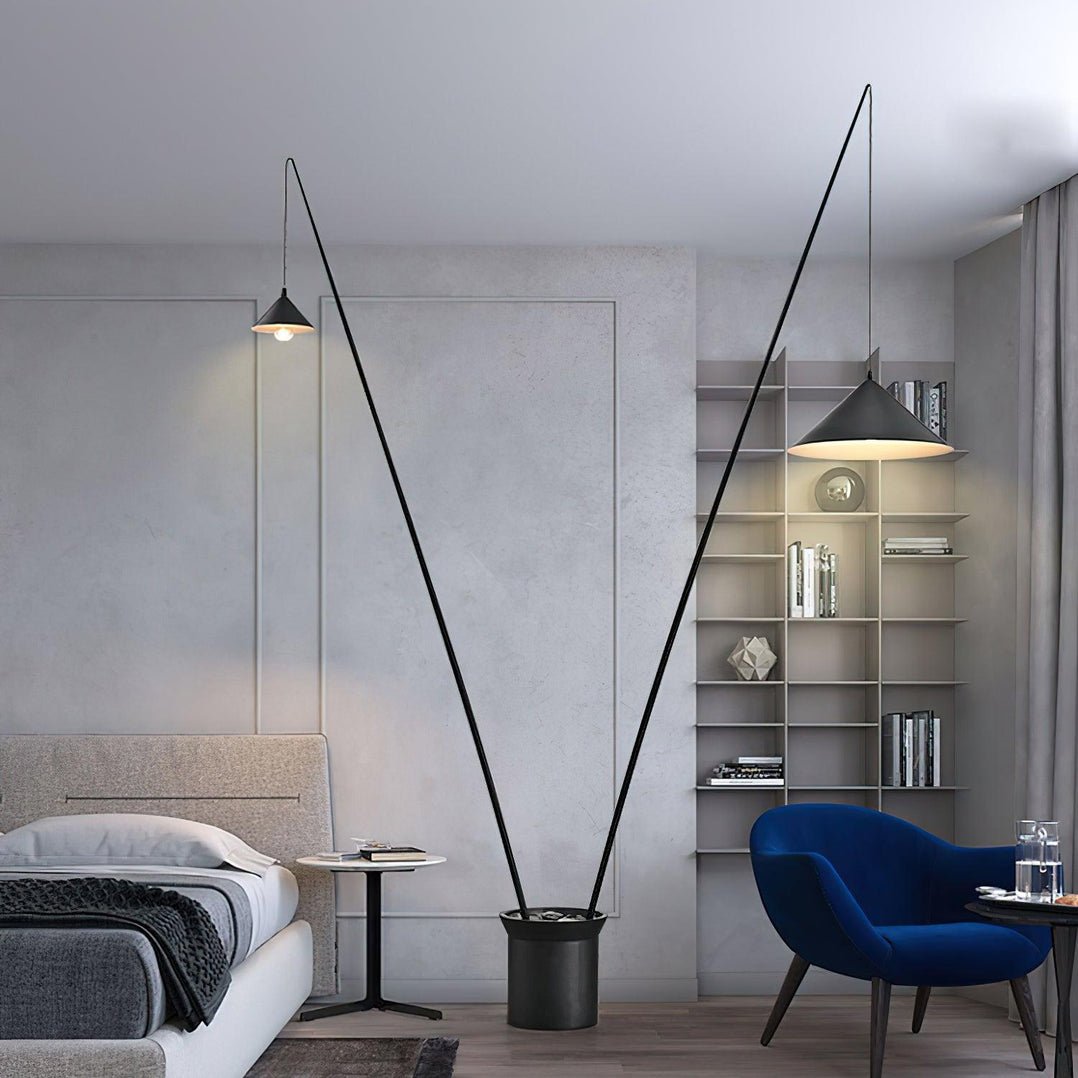 Canorara Multi-Arm Zwart vloerlamp