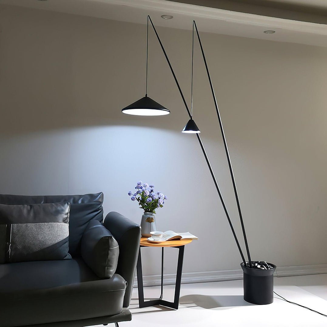 Canorara Multi-Arm Zwart vloerlamp