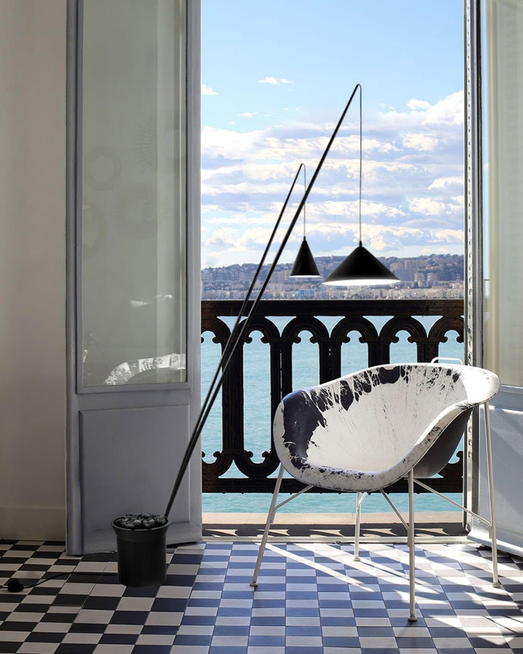 Canorara Multi-Arm Zwart vloerlamp