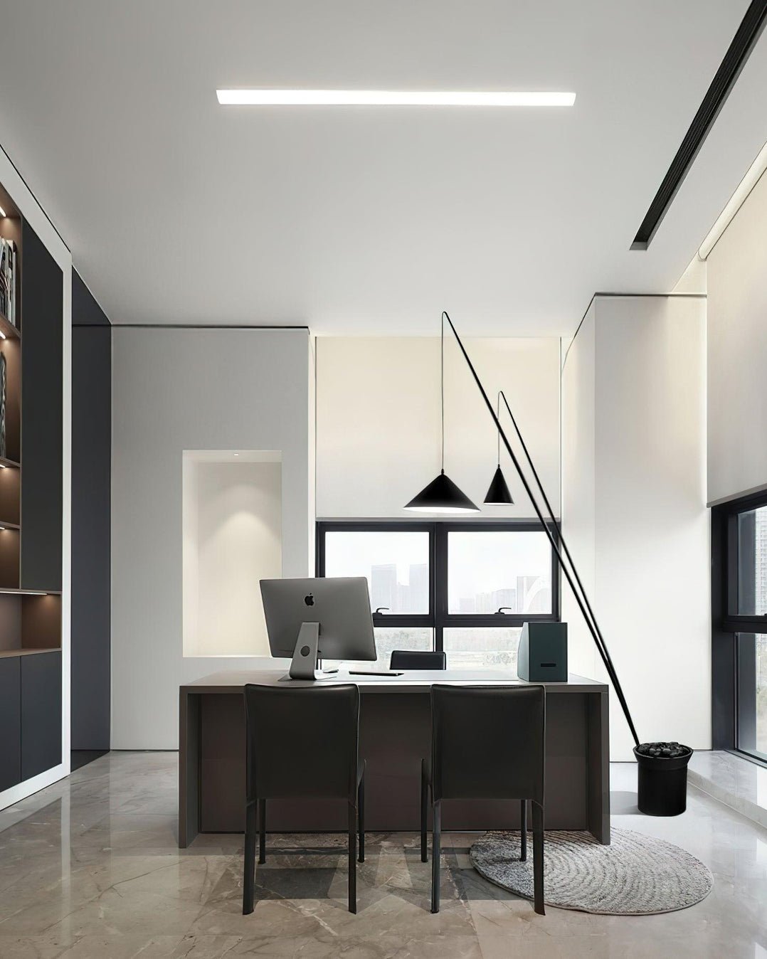 Canorara Multi-Arm Zwart vloerlamp