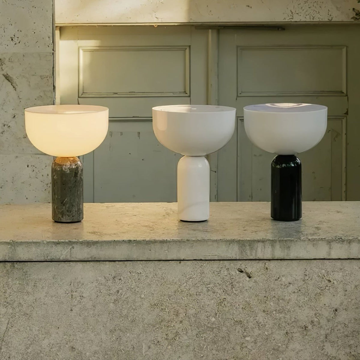 Vicky Minimalistische tafellamp van marmer