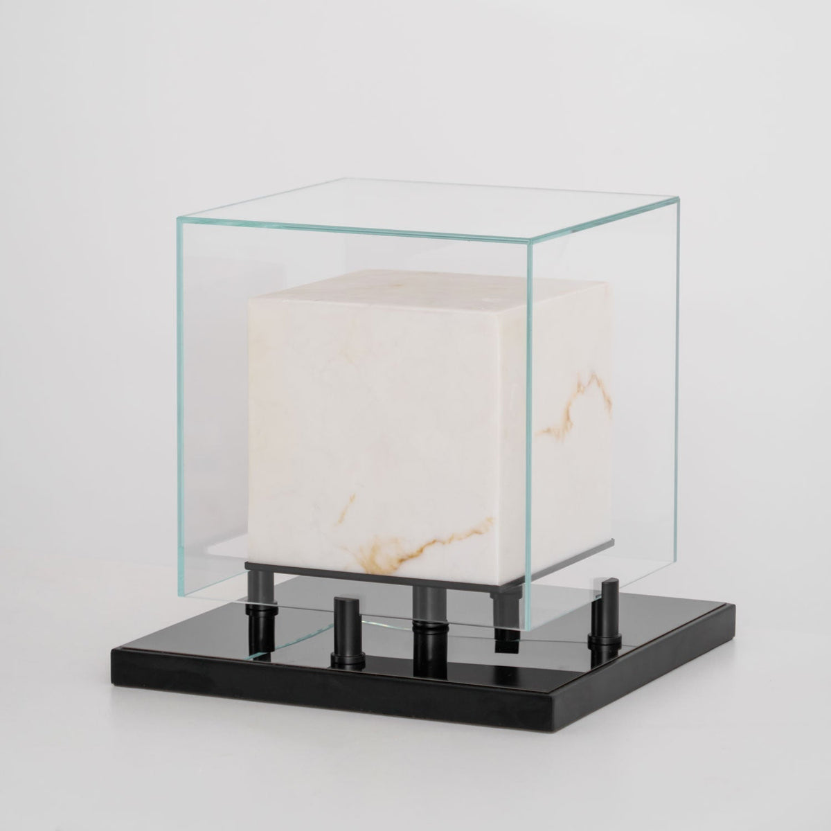Cubo albasten tafellamp