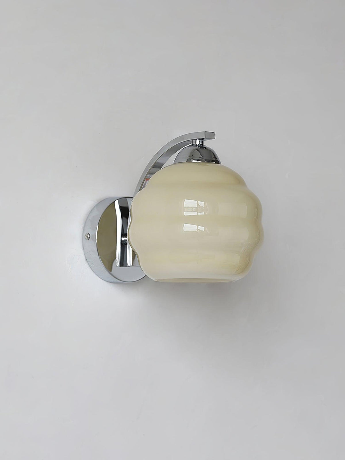 Eiraaine wandlamp Art Deco glas Chroom
