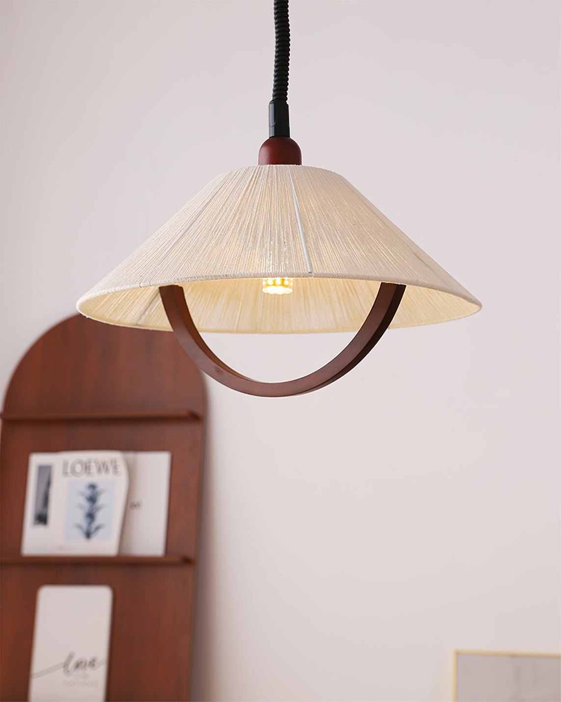Syraeen Premium Noordse kunst houten hanglamp