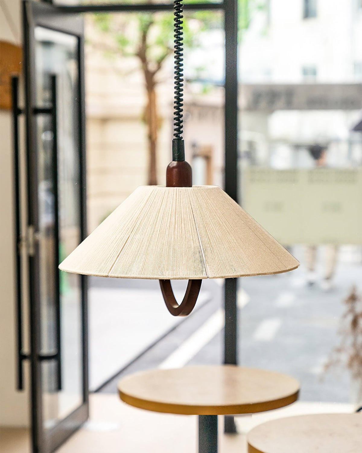 Syraeen Premium Noordse kunst houten hanglamp