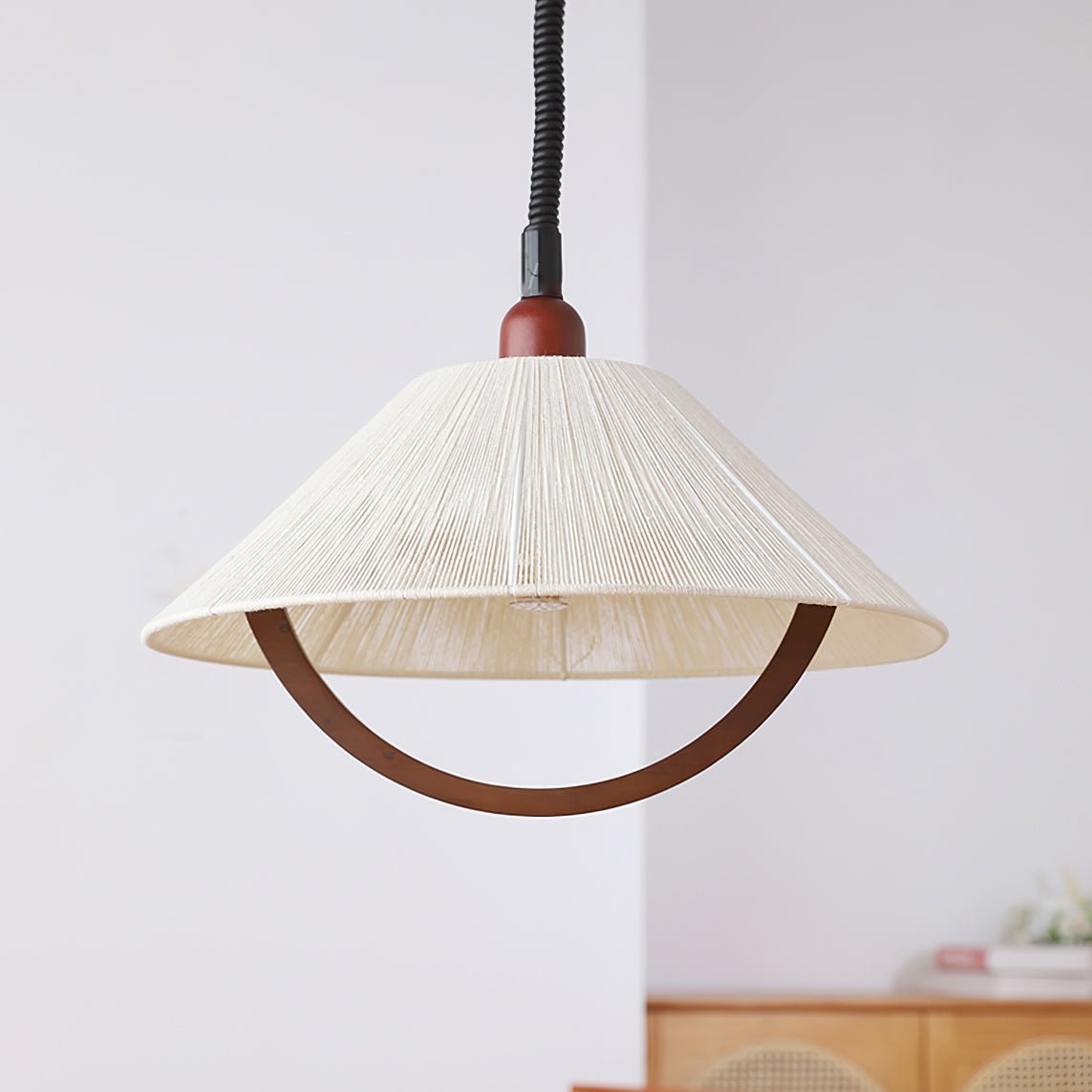Syraeen Premium Noordse kunst houten hanglamp