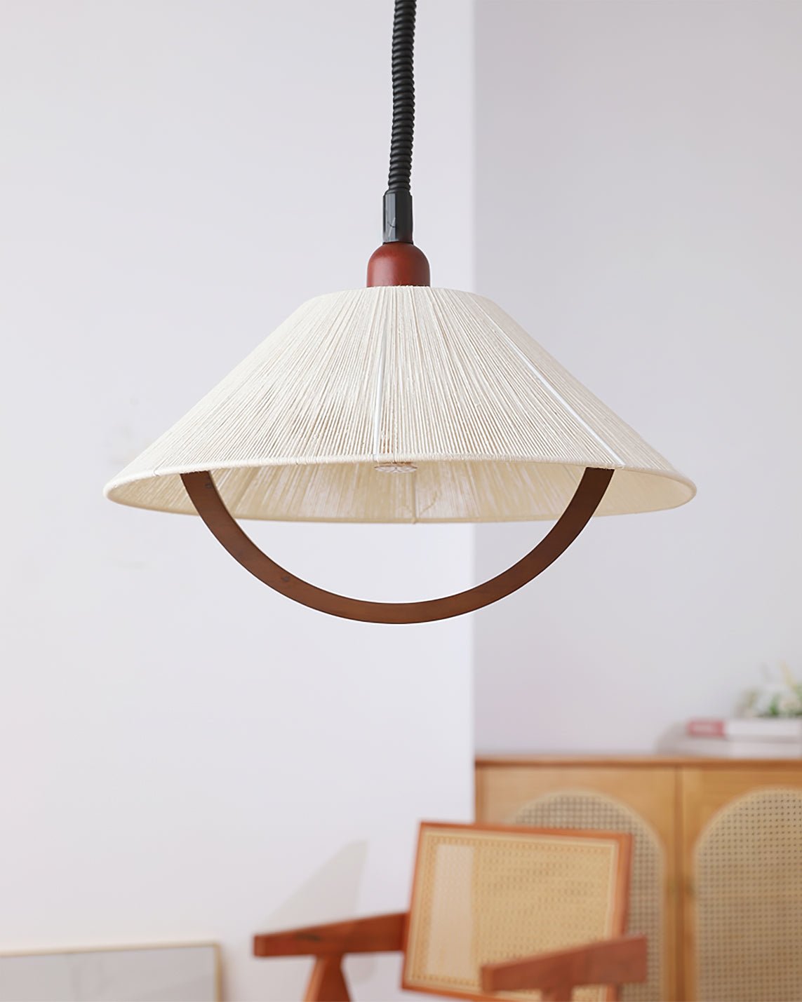 Syraeen Premium Noordse kunst houten hanglamp