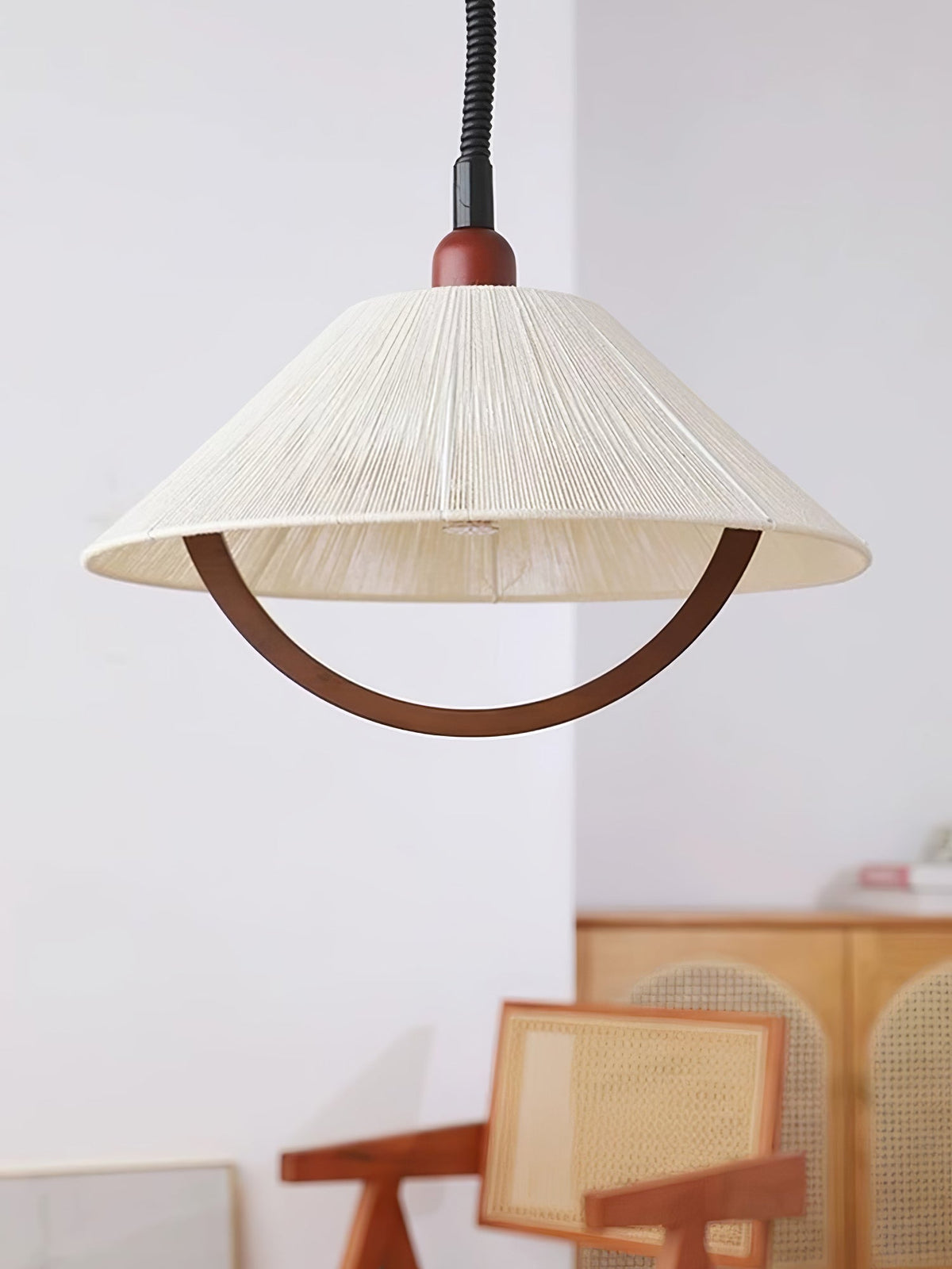 Syraeen Premium Noordse kunst houten hanglamp