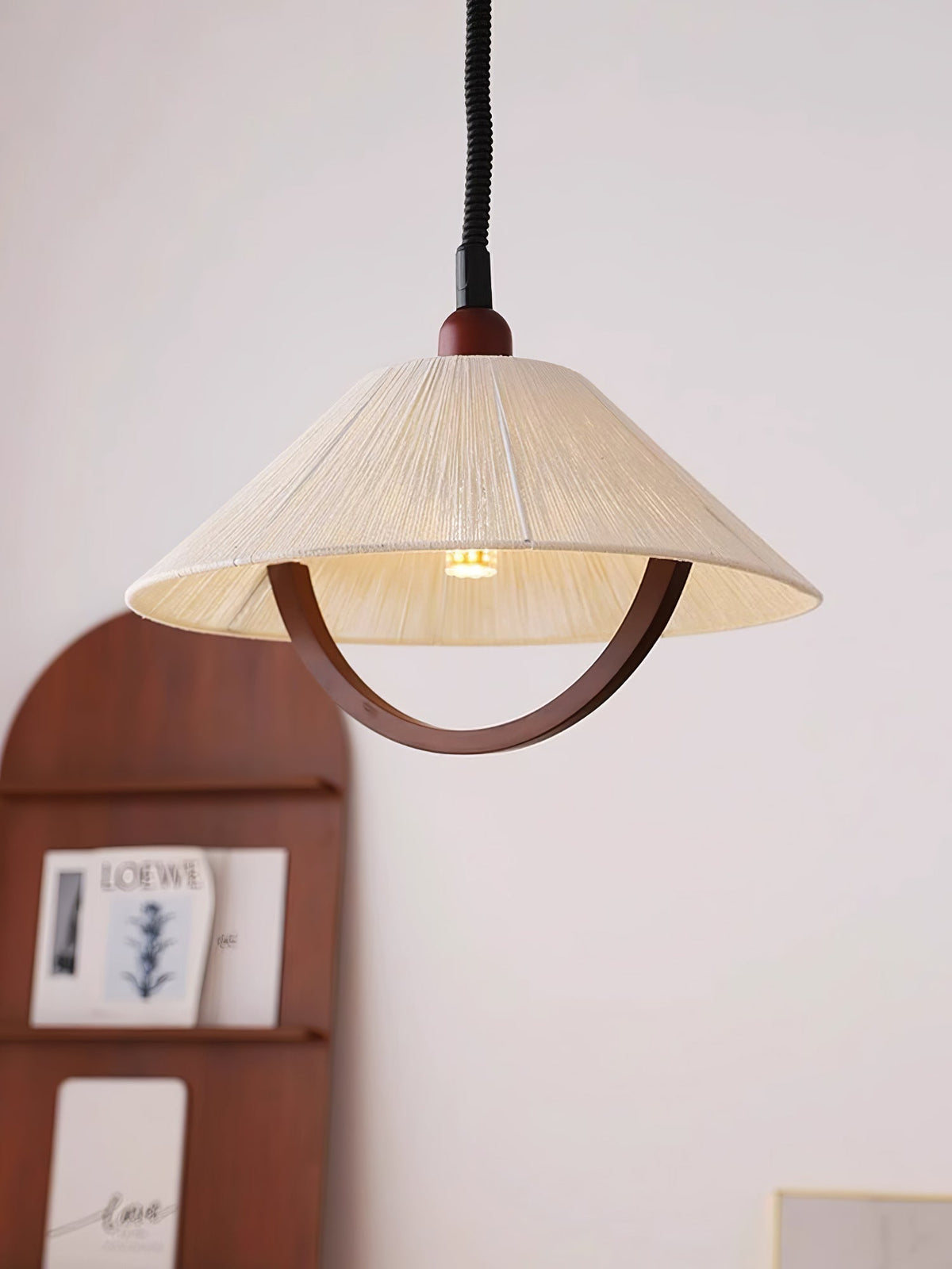 Syraeen Premium Noordse kunst houten hanglamp
