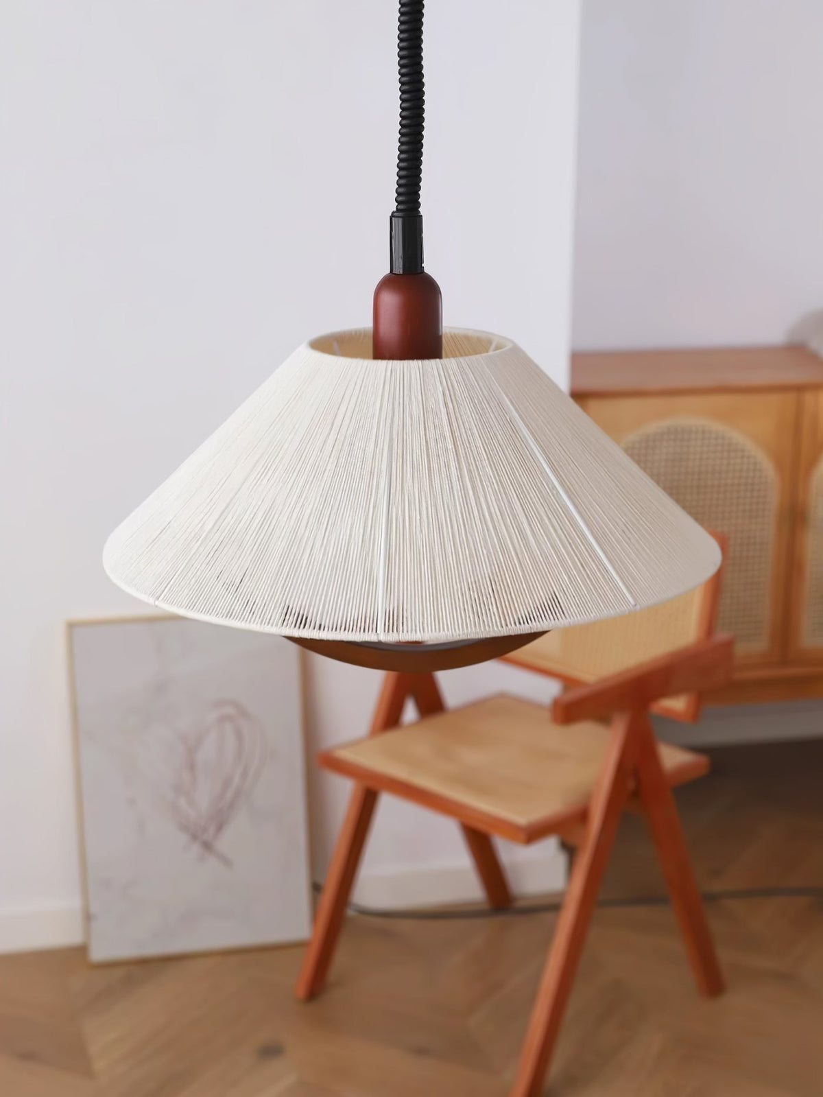 Syraeen Premium Noordse kunst houten hanglamp