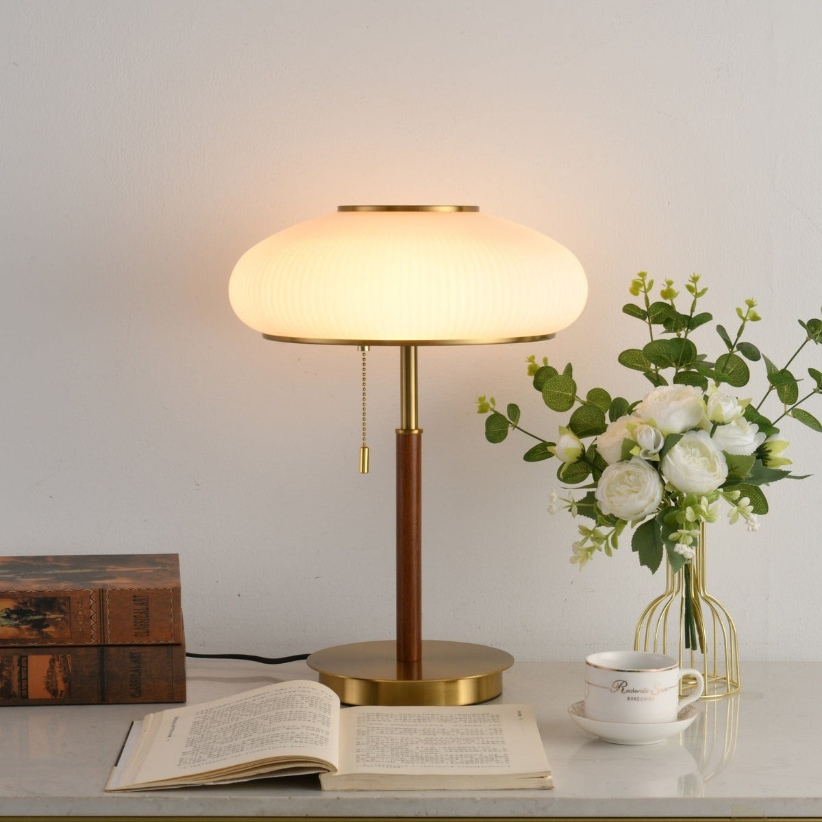 Dex Moderne tafellamp van glas