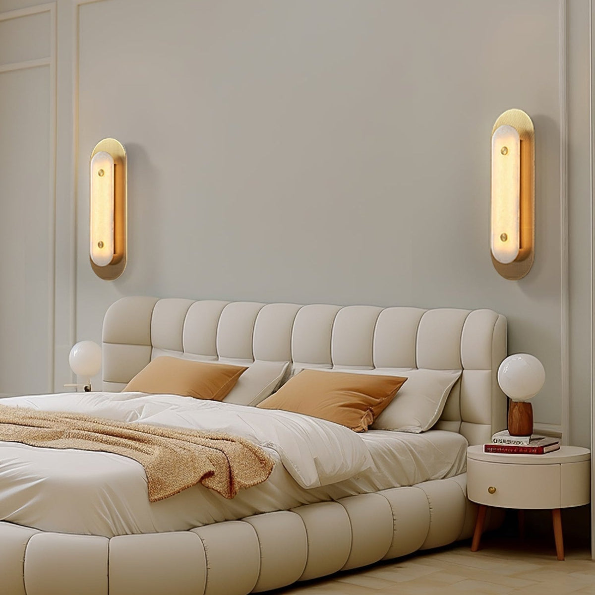 Celaeeth Oval albasten wandlamp