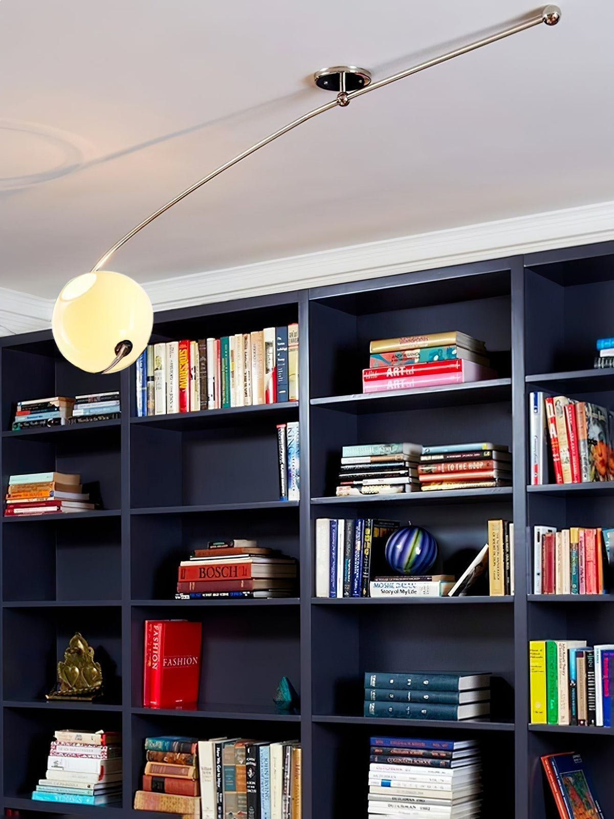 Elsoris Moderne minimalistische plafondlamp van glas met gebogen vorm