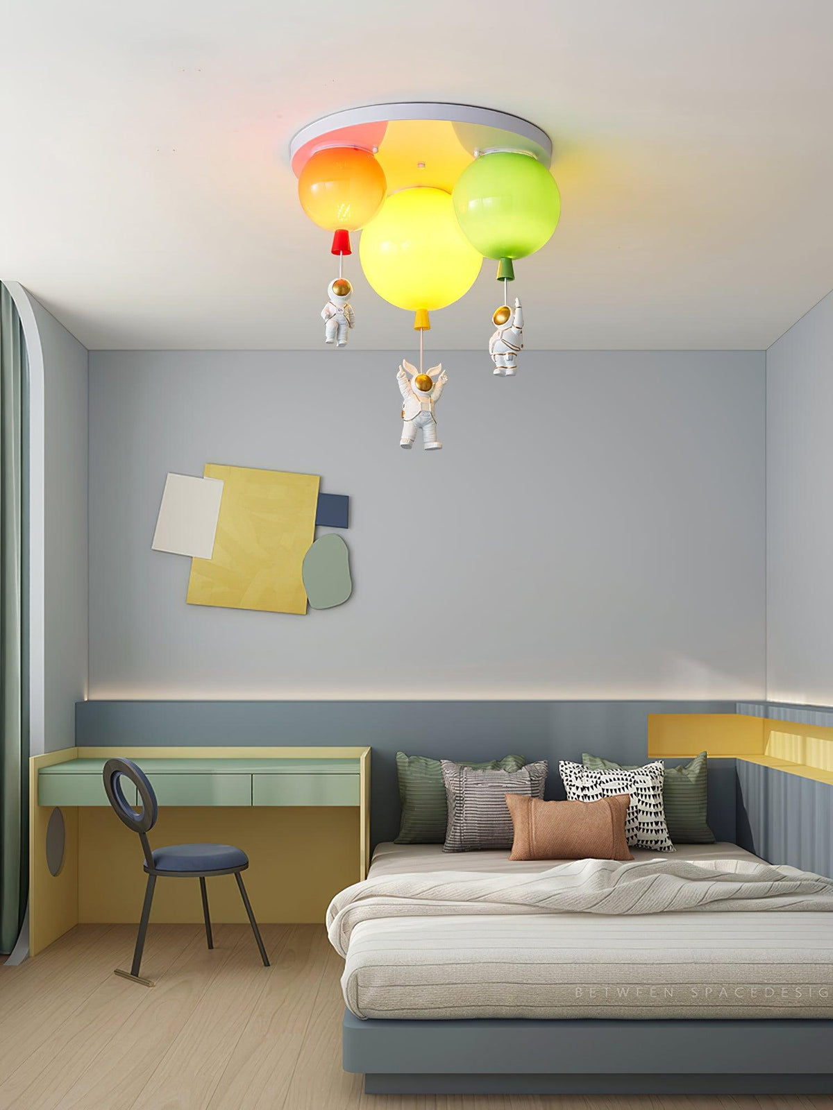 Lumanelle plafondlamp Astronaut Glossy Balloon voor kinderkamer