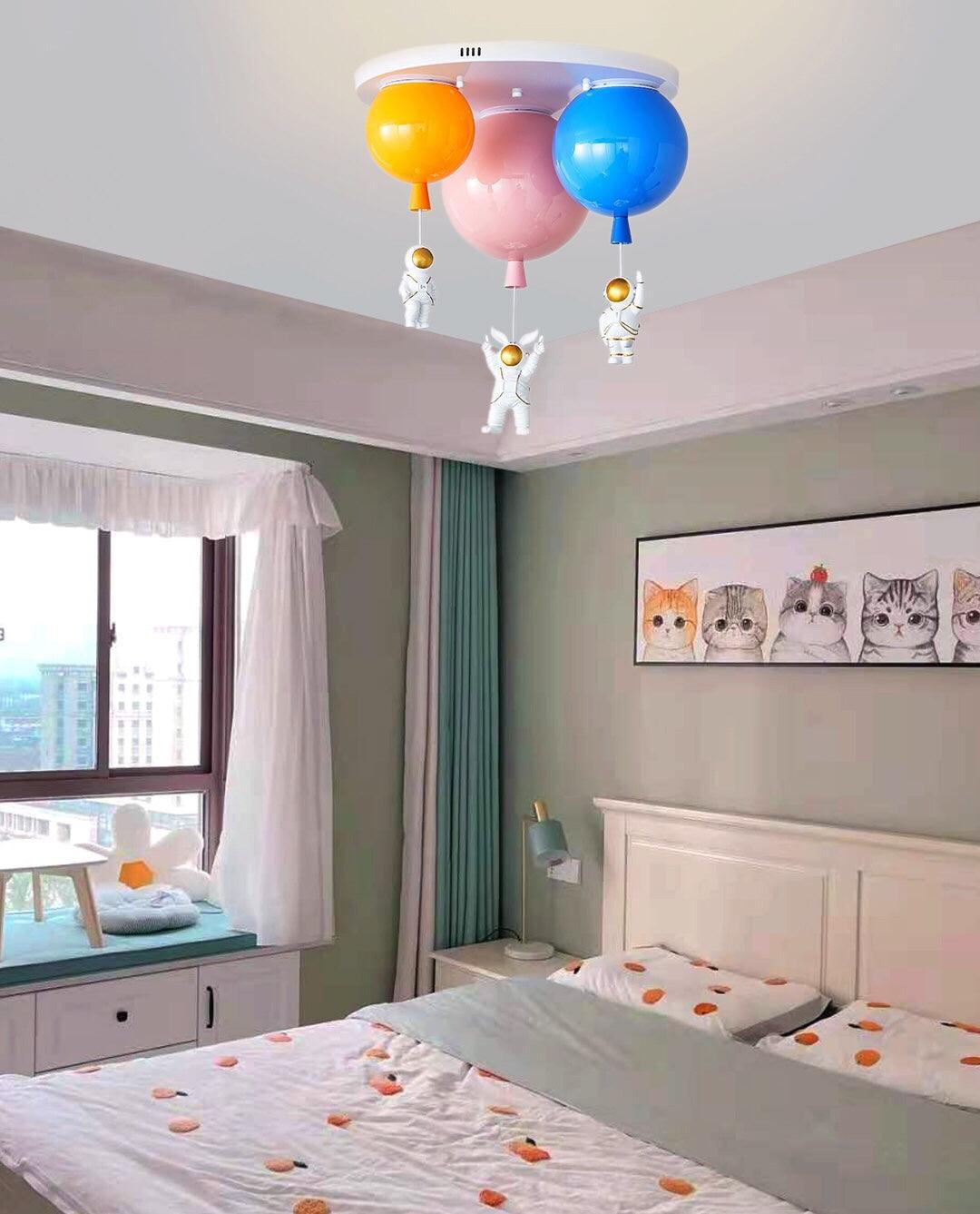 Lumanelle plafondlamp Astronaut Glossy Balloon voor kinderkamer