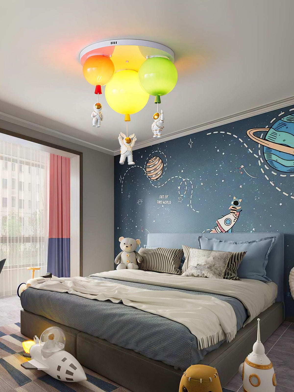 Lumanelle plafondlamp Astronaut Glossy Balloon voor kinderkamer