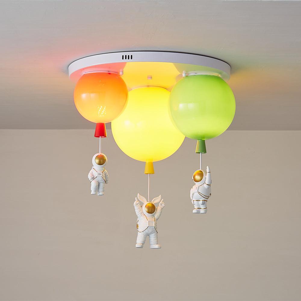 Lumanelle plafondlamp Astronaut Glossy Balloon voor kinderkamer