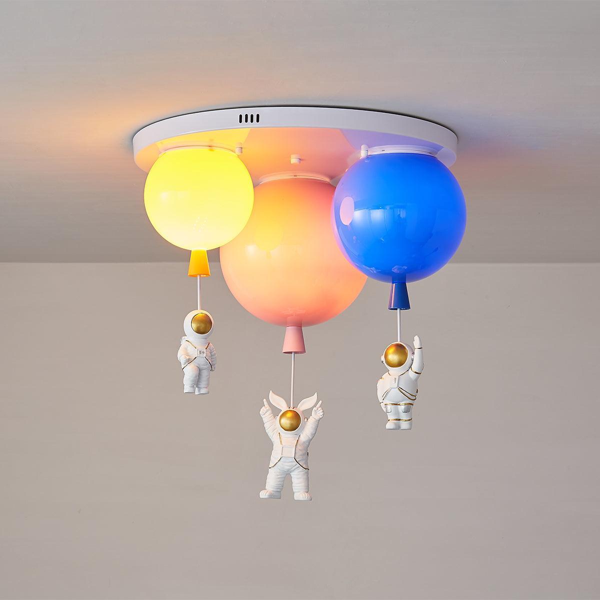 Lumanelle plafondlamp Astronaut Glossy Balloon voor kinderkamer