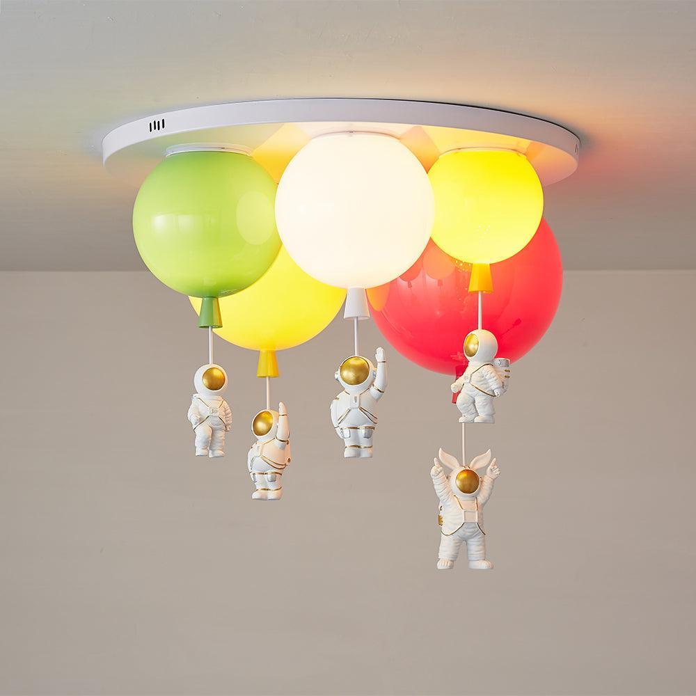 Lumanelle plafondlamp Astronaut Glossy Balloon voor kinderkamer