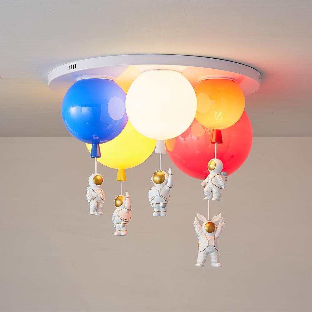 Lumanelle plafondlamp Astronaut Glossy Balloon voor kinderkamer