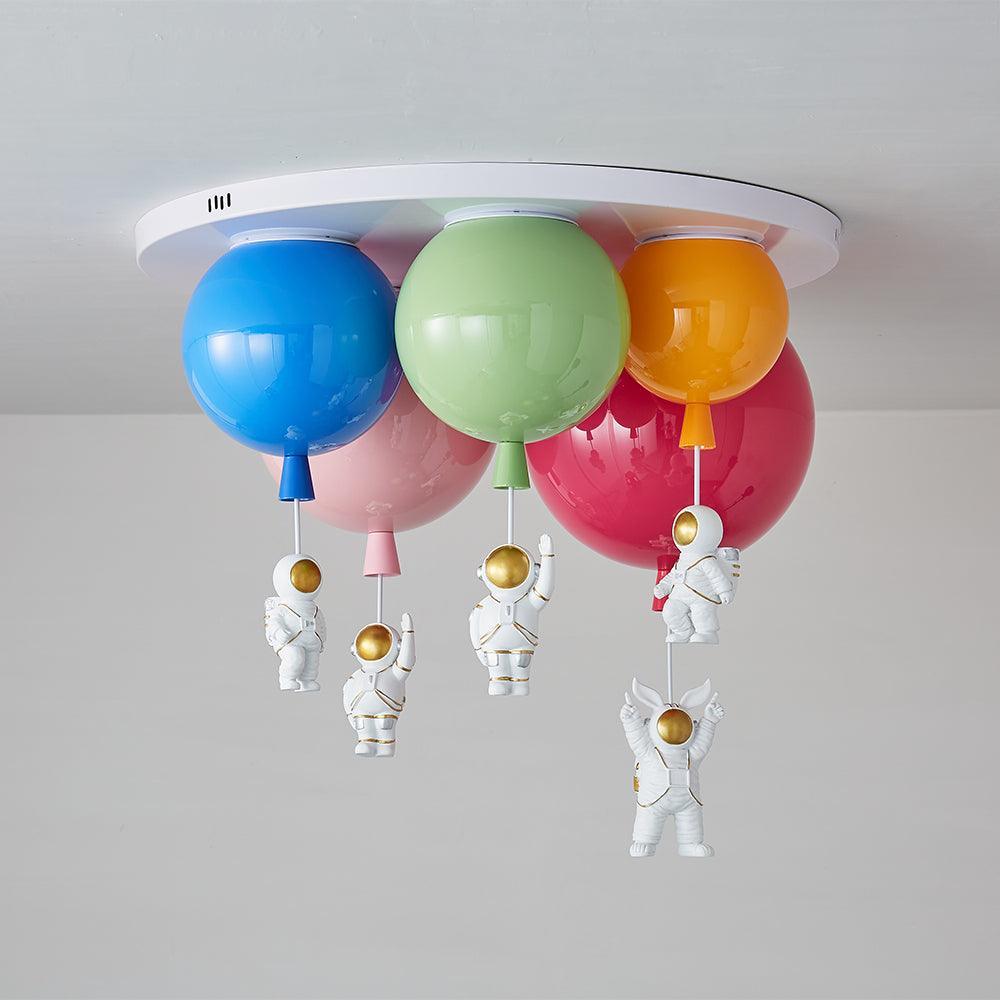 Lumanelle plafondlamp Astronaut Glossy Balloon voor kinderkamer