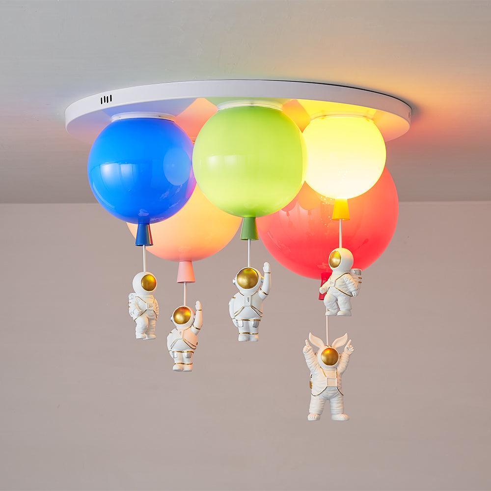 Lumanelle plafondlamp Astronaut Glossy Balloon voor kinderkamer