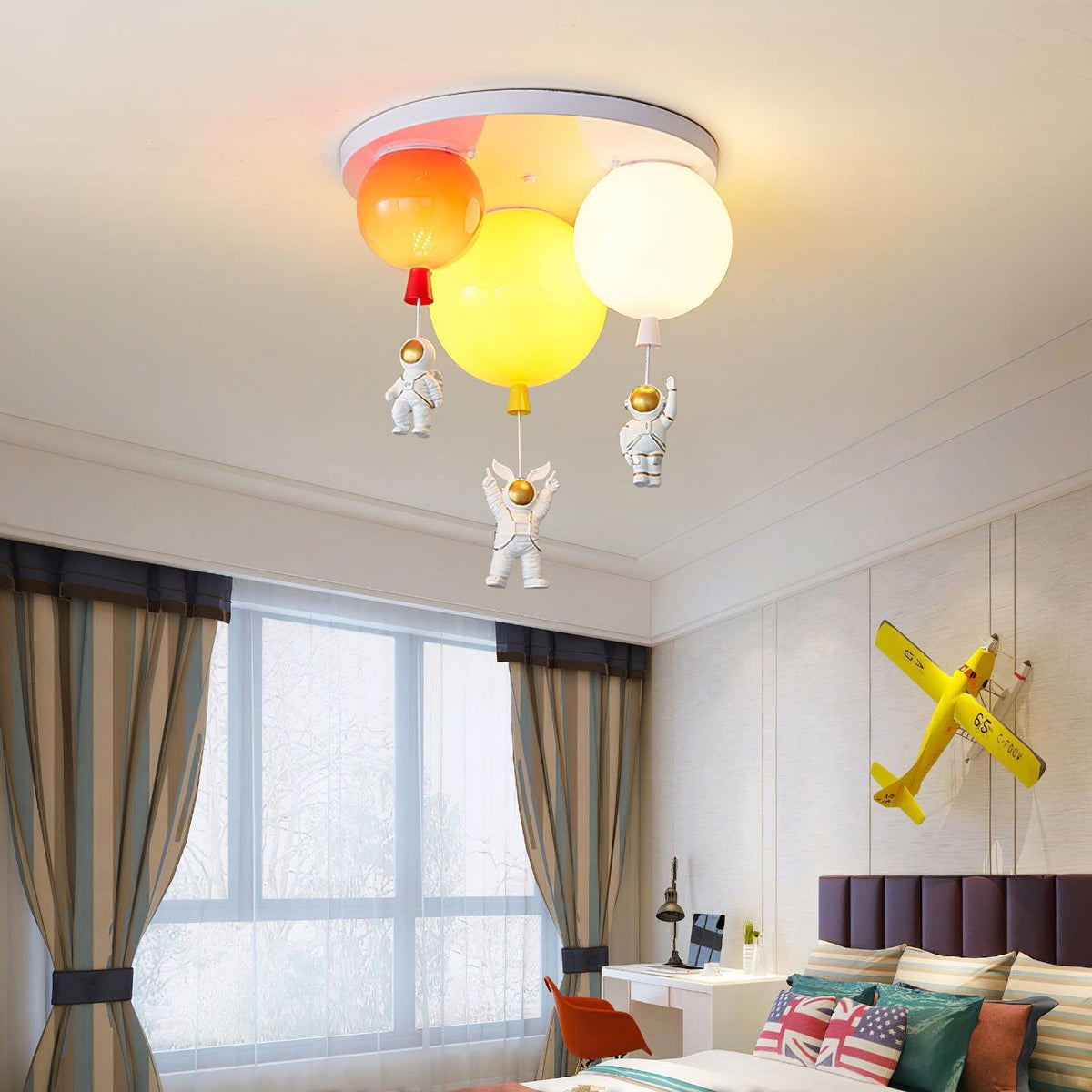 Lumanelle plafondlamp Astronaut Glossy Balloon voor kinderkamer