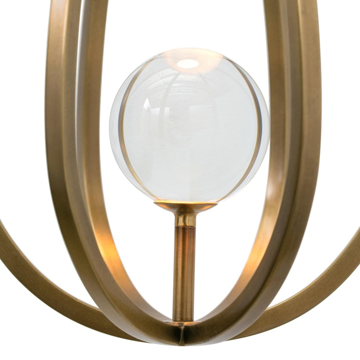 Gloruvys Moderne minimalistische messing kristallen wandlamp