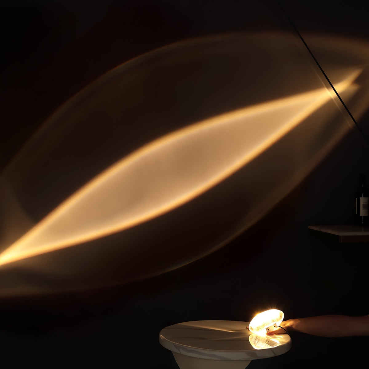 Solarece Kristal Minimalistische tafellamp