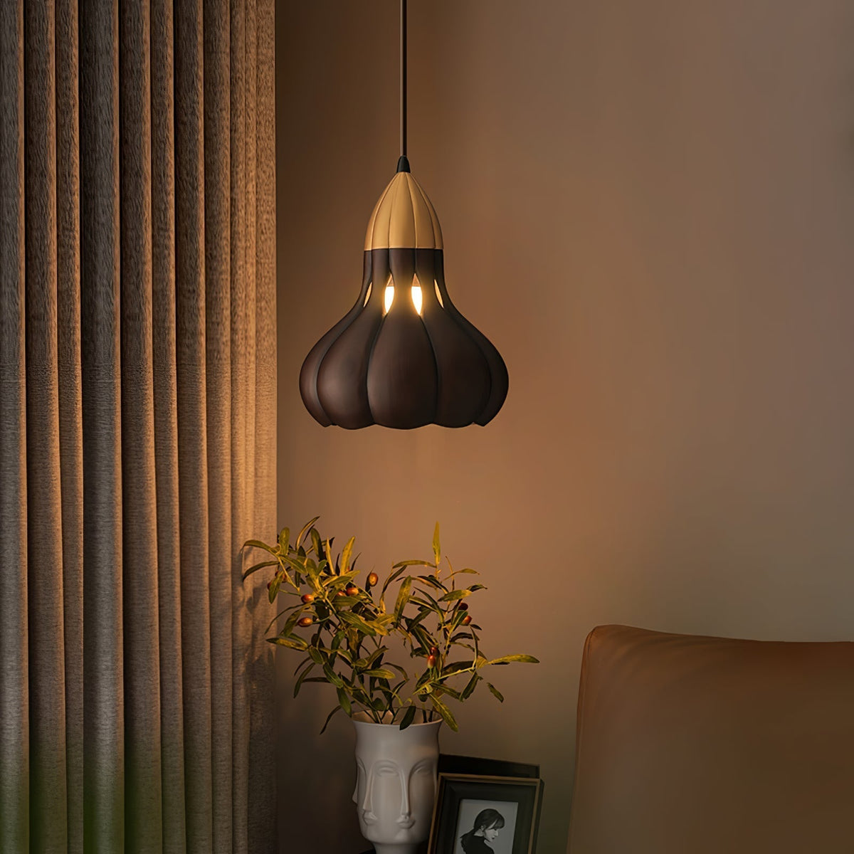 Arraeion individuele creativiteit hanglamp van hout
