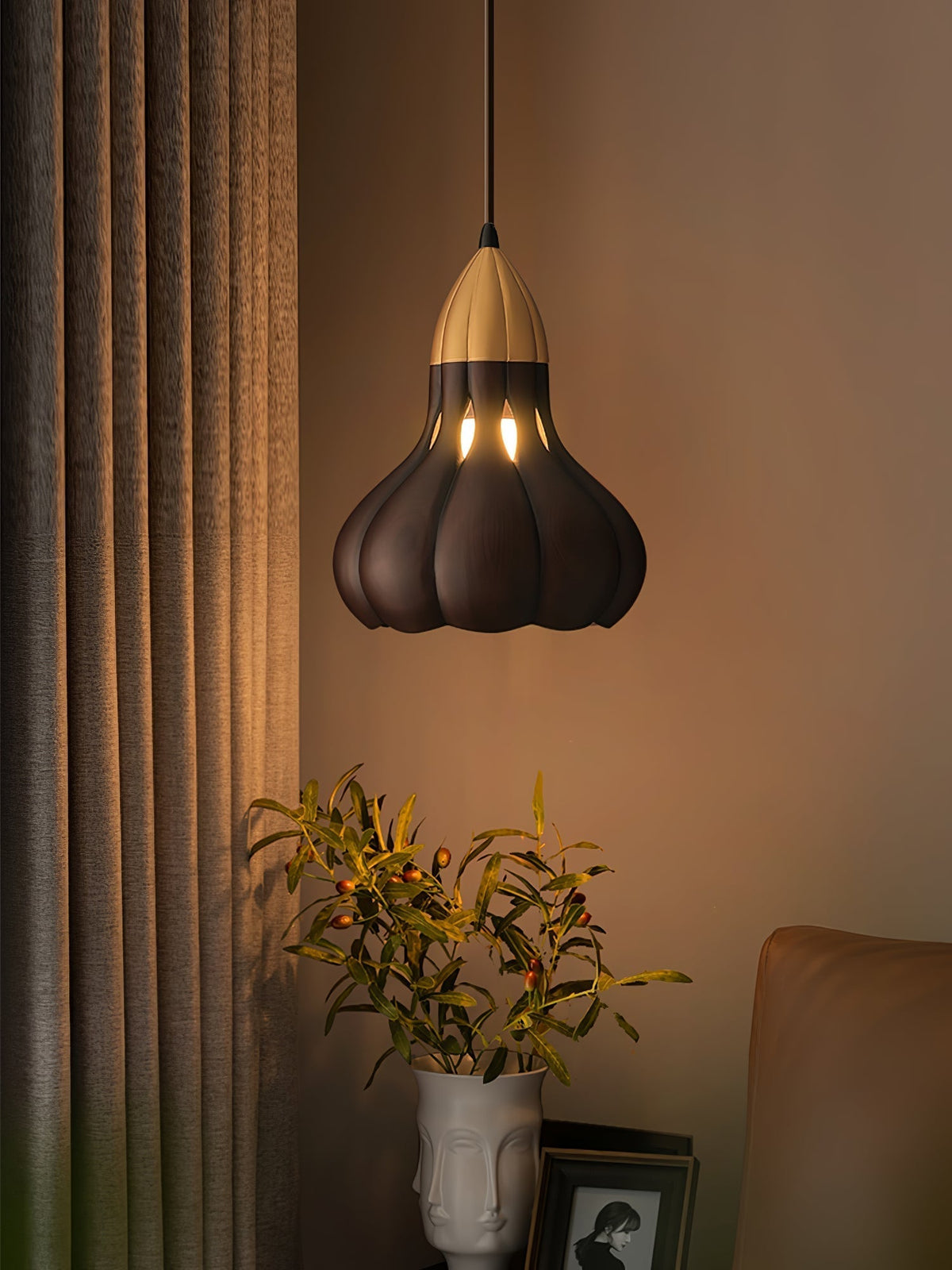 Arraeion individuele creativiteit hanglamp van hout