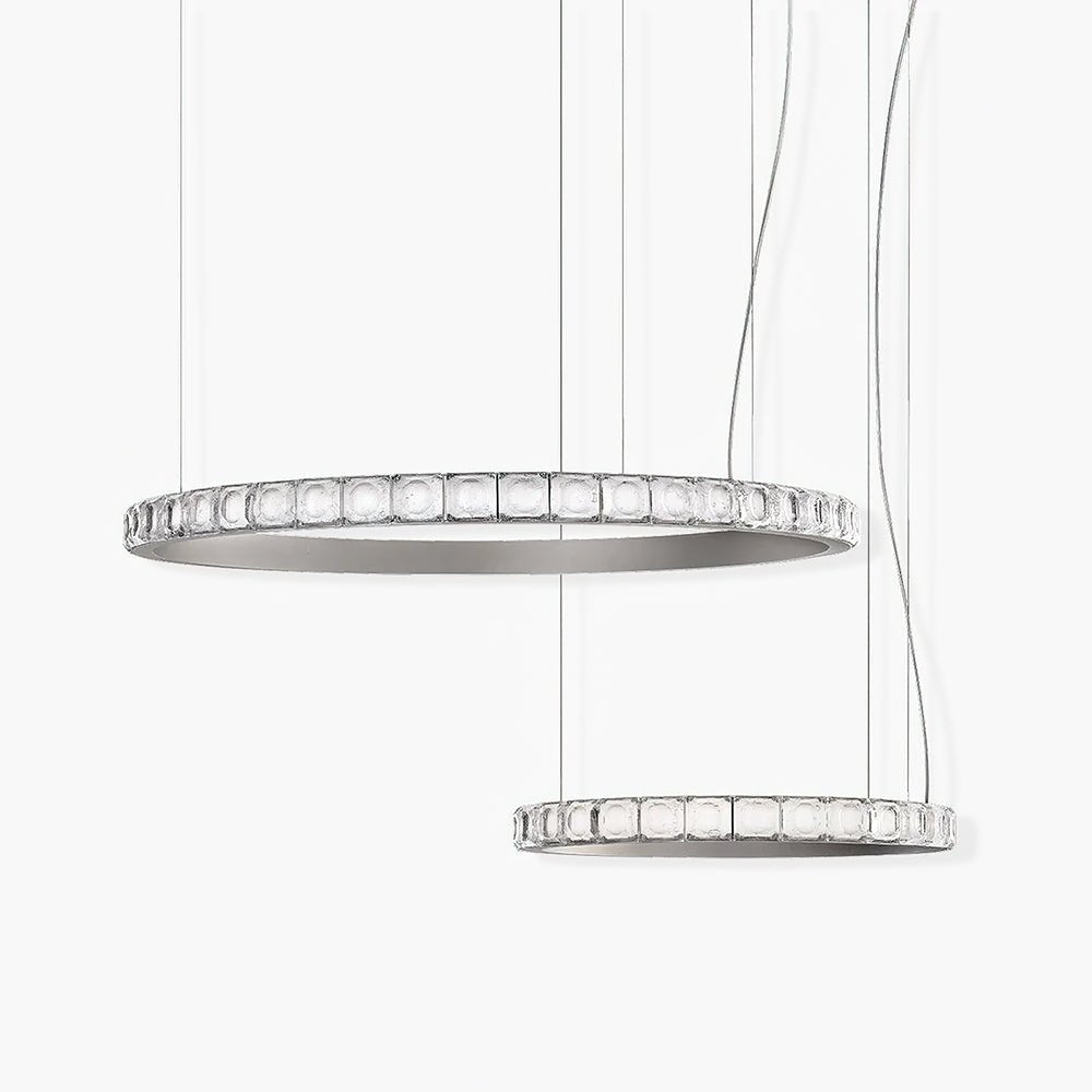 Avzorion Moderne Minimalistische Ring Kroonluchter van glas