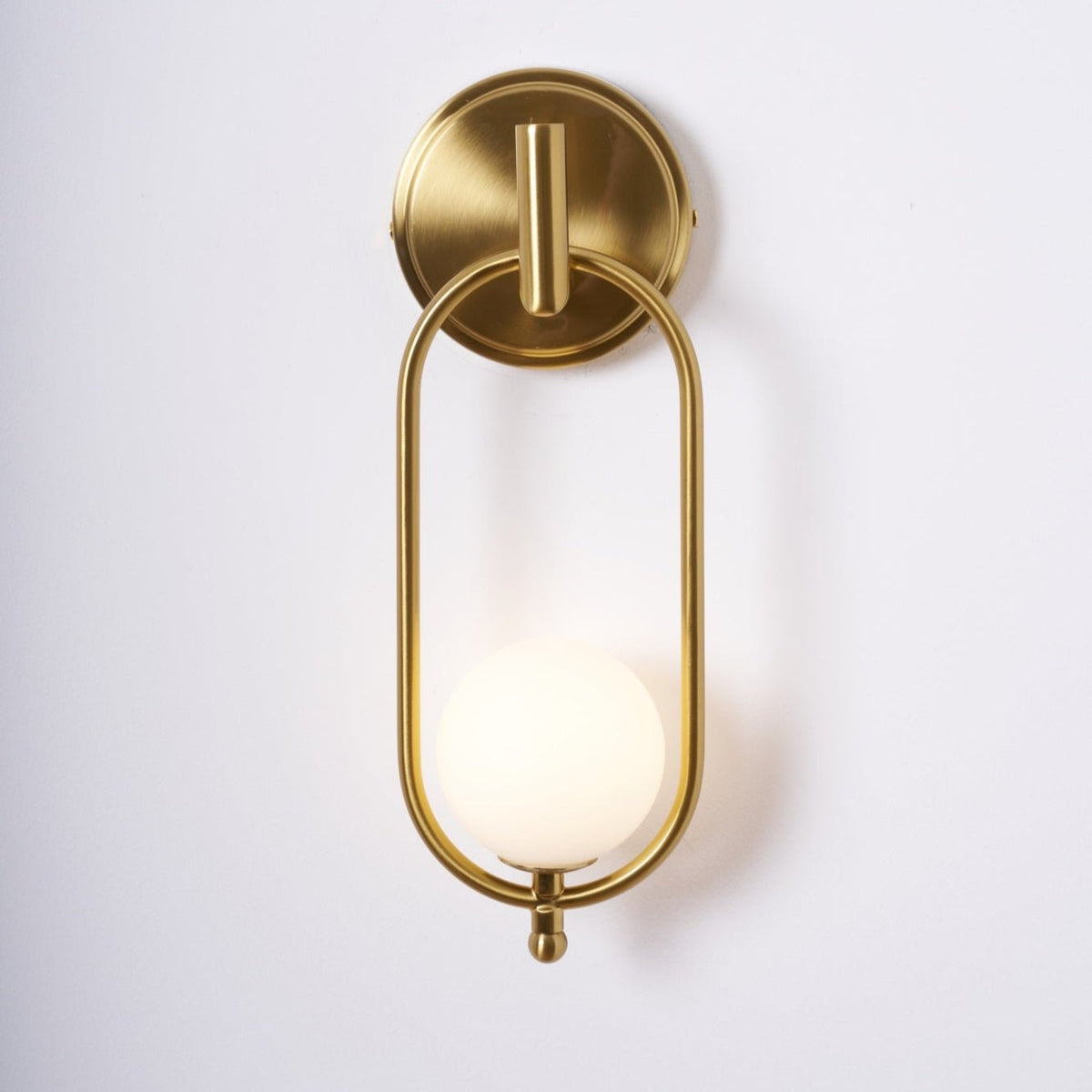 Cumirisra moderne minimalistische wandlamp van messing glas