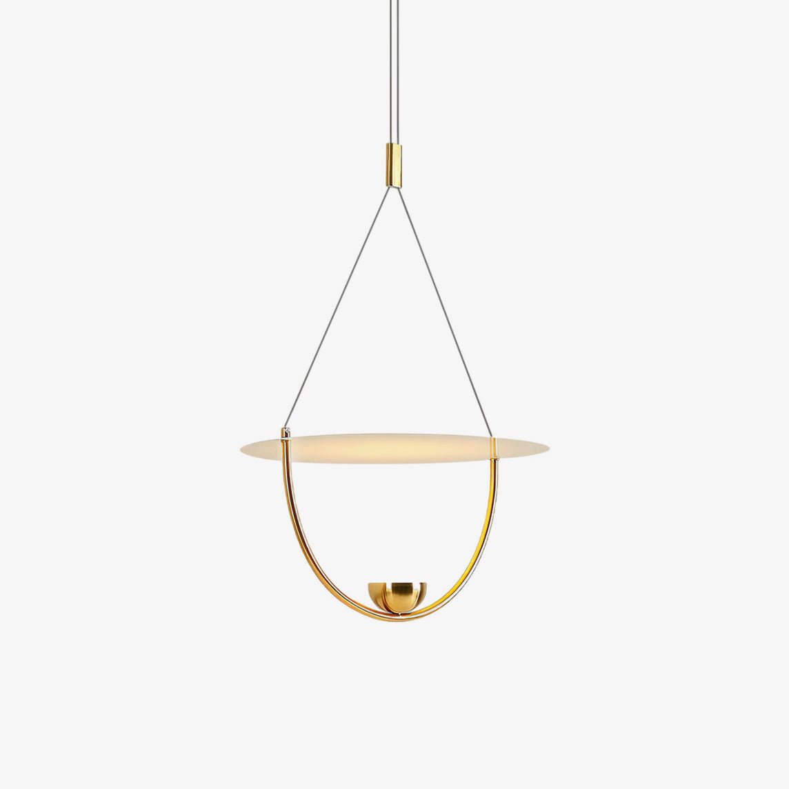 Vecaros Moderne minimalistische hanglamp met schijf