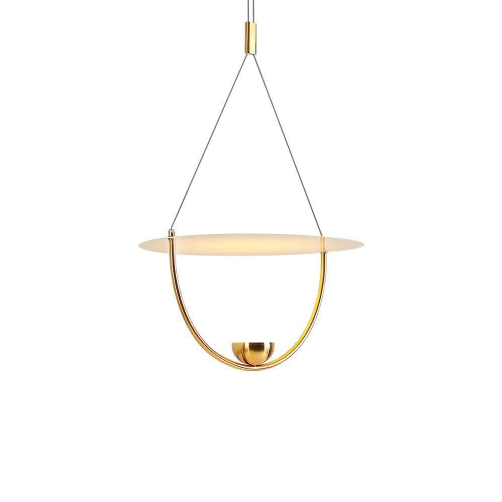 Vecaros Moderne minimalistische hanglamp met schijf
