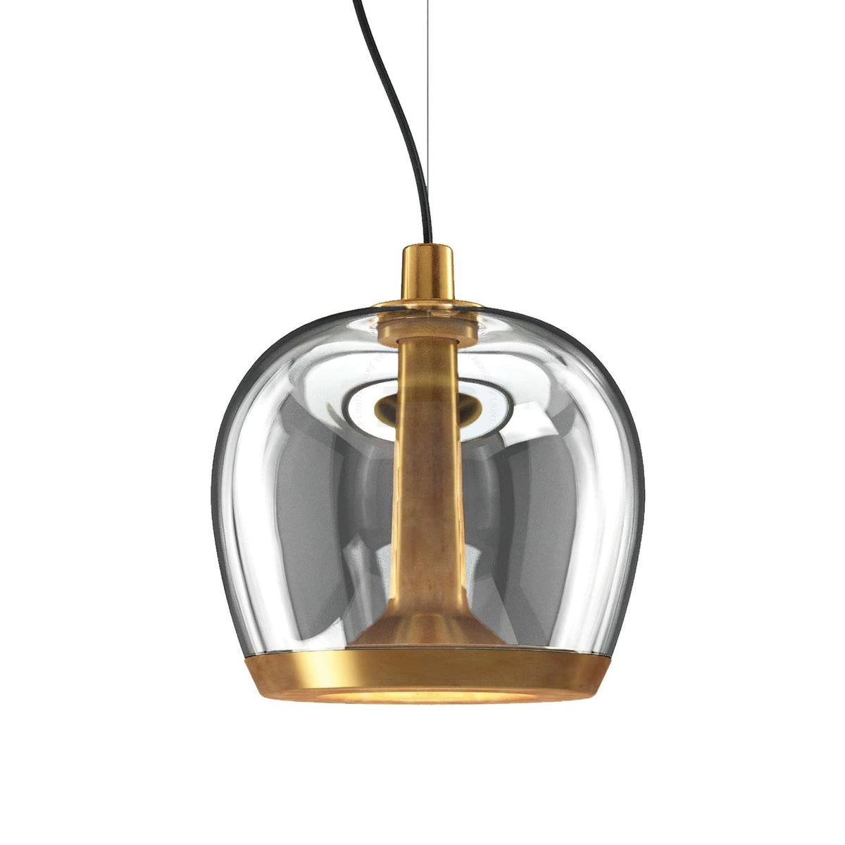 Cotalor Noordse kunst LED glas hanglamp