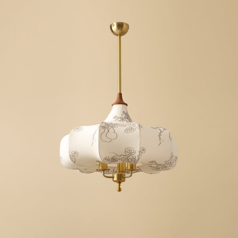 Jorath hanglamp van textiel en hout